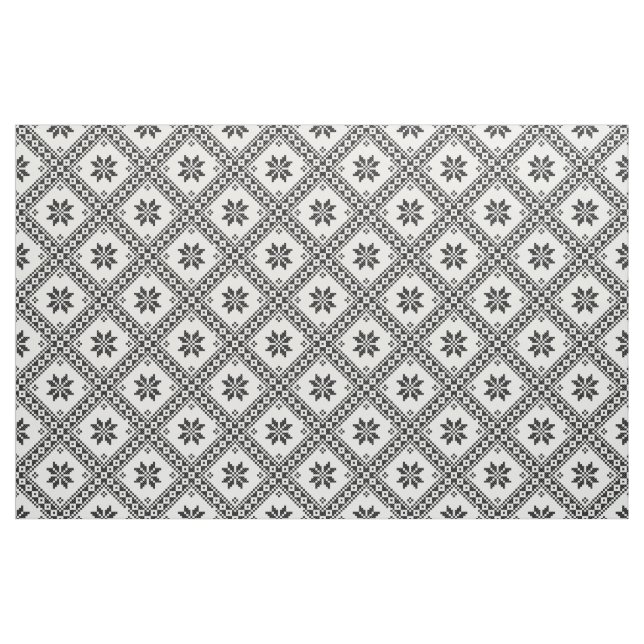 Original Kreuzstich-Design nahtlos Muster Stoff (Fat Quarter (45,7 x 55,9 cm))