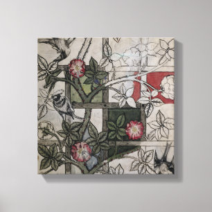 Original-Kunstwerk für "Trellis"-Tapete-Design, 1 Leinwanddruck