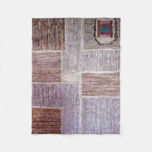 Original Lederteppich Fleecedecke