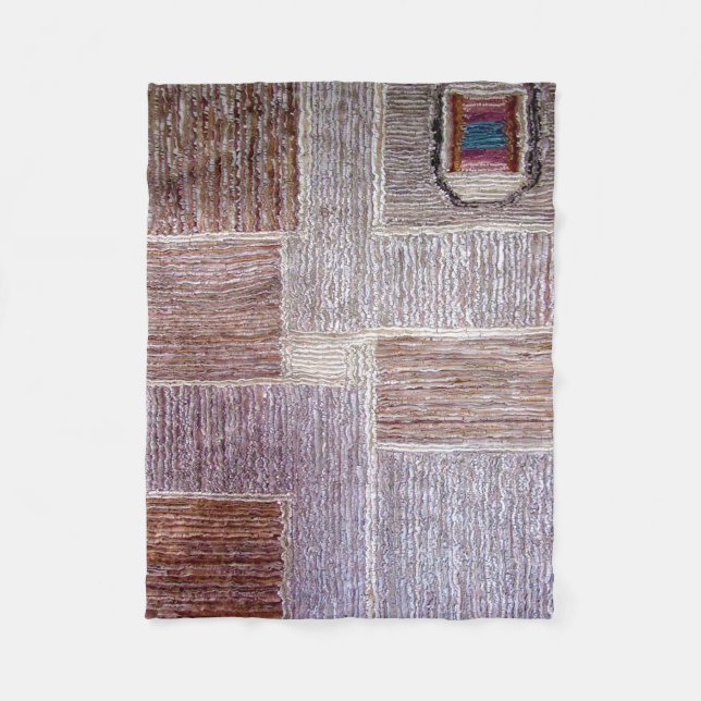 Original Lederteppich Fleecedecke (Vorderseite)