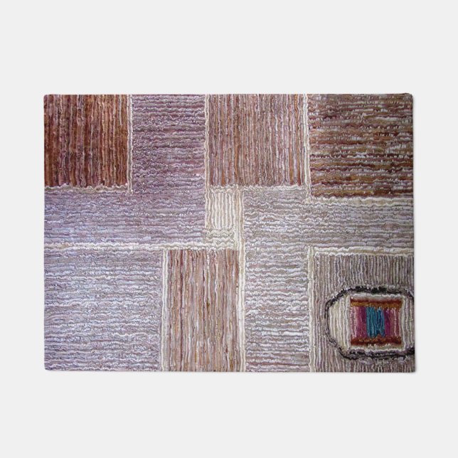 Original Lederteppich Fußmatte (Vorderseite)