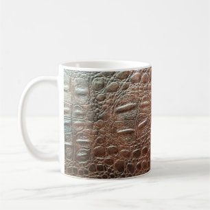 Original Ledertextur Hintergrund nah-up, embo Kaffeetasse