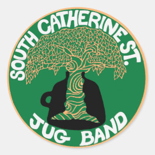 Original-Logo-Aufkleber für SCSJB Runder Aufkleber