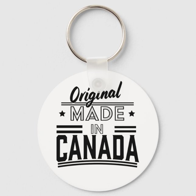 Original Made in Canada Logo Schlüsselanhänger (Vorderseite)