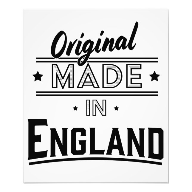 Original Made in England Fotodruck (Vorne)
