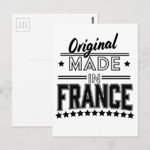 Original Made in France-Logo Postkarte