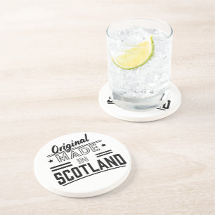 Original Made in Scotland Retro-Logo Getränkeuntersetzer
