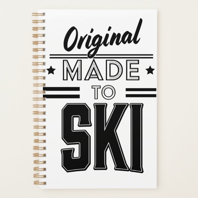 Original Made to Ski Logo Planer (Vorderseite)