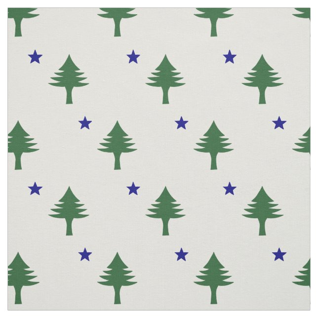 Original Maine Flag Fabric Stoff (Muster)