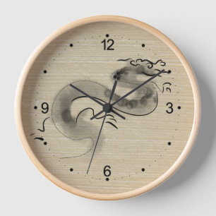 Original Malerei Chinesischer Drache Jahr Geburtst Uhr