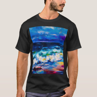 Original Malerei Seascape Malerei Moderne Kunst T-Shirt