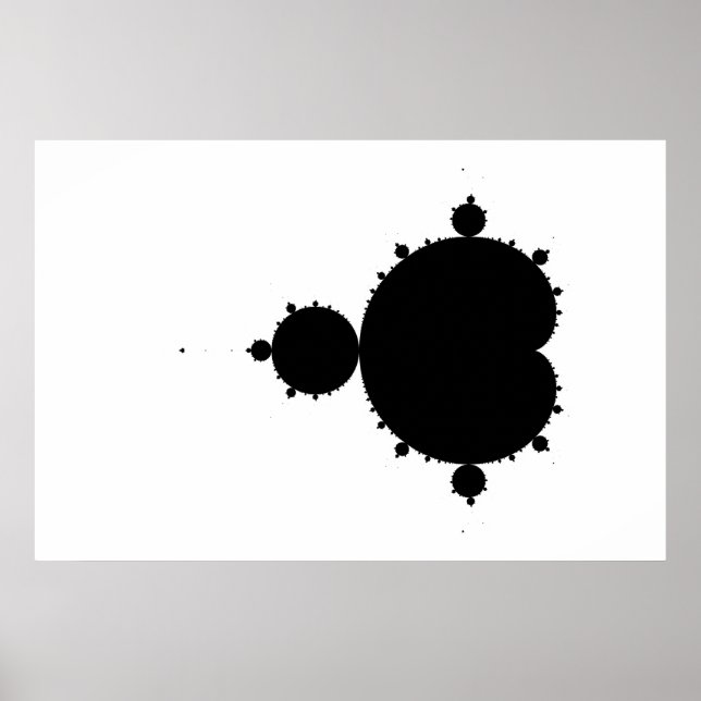 Original Mandelbrot Set 01 - Fraktal Poster (Vorne)