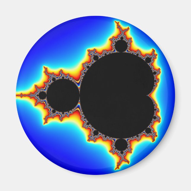 Original Mandelbrot Set 03 - Fraktal Magnet (Vorne)