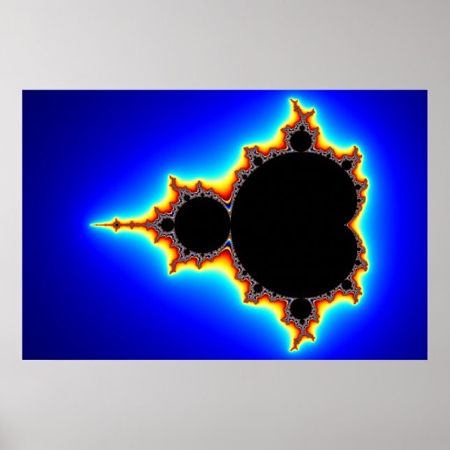 Original Mandelbrot Set 03 - Fraktal Poster (Vorne)