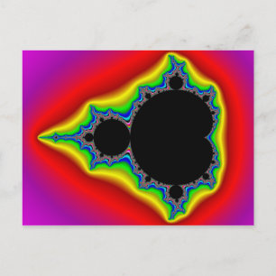 Original Mandelbrot Set 04 - Fraktal Postkarte
