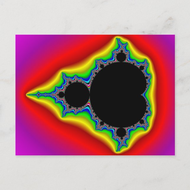 Original Mandelbrot Set 04 - Fraktal Postkarte (Vorderseite)