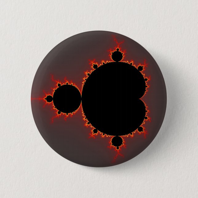 Original Mandelbrot Set - Fraktal Button (Vorderseite)