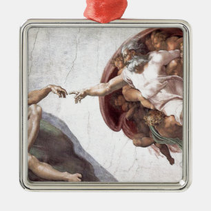Original Michelangelo-Malerei in Rom, Sistin Silbernes Ornament