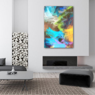 Original Modern contemporary abstract art Leinwanddruck