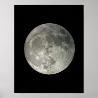Original Mondfotografie-Matteposter Poster