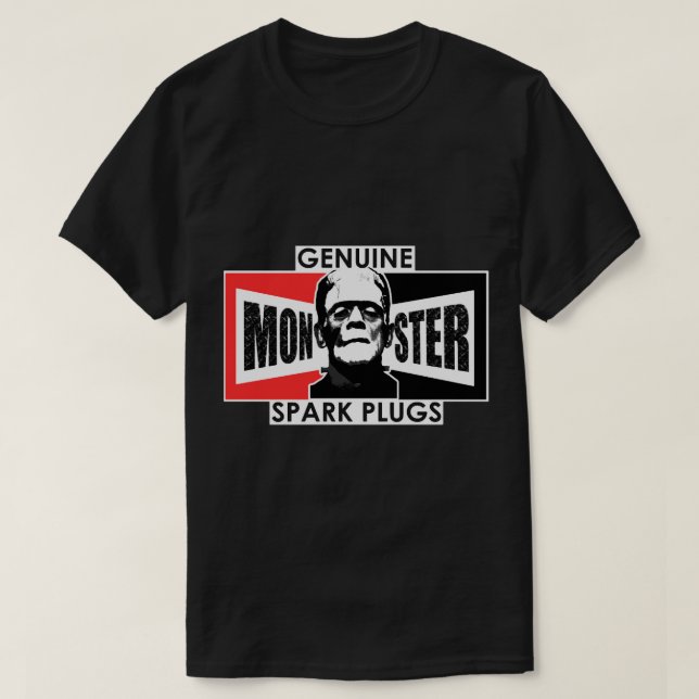 Original Monster Spark Plugins , Maske T-Shirt (Design vorne)