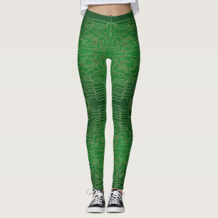 Original-Muster der gedruckten Schalttafel Leggings