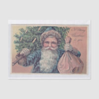 Original (nicht KI) Vintag große Weihnachtskarte