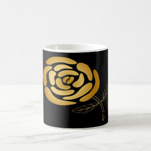 Original niedliche Goldene Rose zum Feiern Tasse