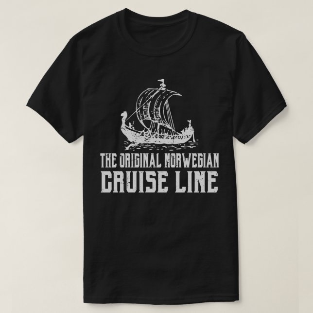 Original Norwegische Kreuzfahrt T-Shirt (Design vorne)
