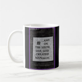 Original "On the Sixth Day" Manchester Mural Kaffeetasse