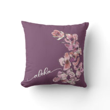 Original Orchidee Aloha Zierkissen 40 cm x 40 cm