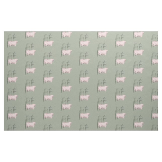 Original Pig und Bambus wählen Farbe 1 Stoff (Fat Quarter (45,7 x 55,9 cm))