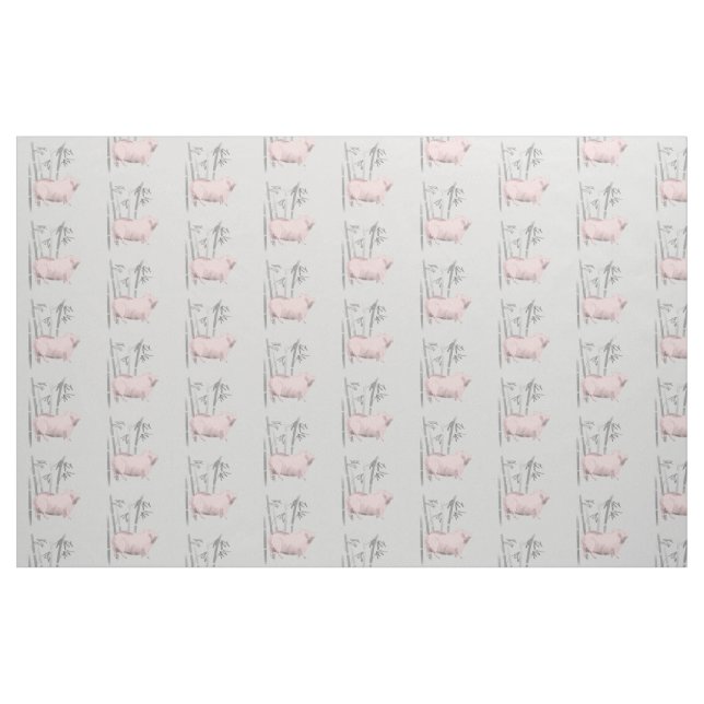 Original Pig und Bambus wählen Farbe 3 Stoff (Fat Quarter (45,7 x 55,9 cm))
