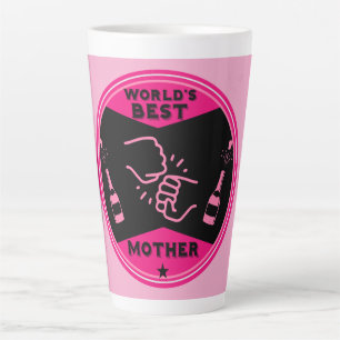 Original Pink Beste Mutter der Welt Milchtasse