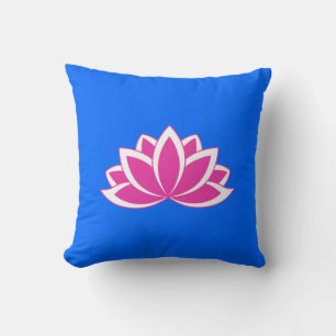 Original Pink Buddhist Symbol Lotus Blume Kissen