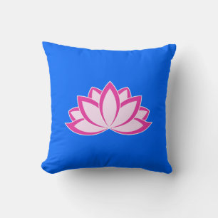 Original Pink Buddhist Symbol Lotus Blume Kissen