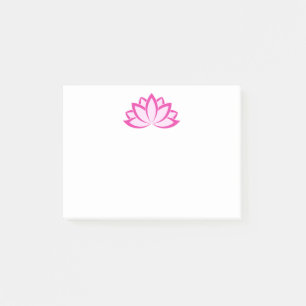 Original Pink Buddhist Symbol Lotus Blume Post-it Klebezettel