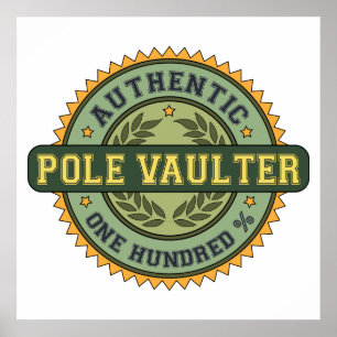 Original Pole Vaulter Poster