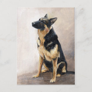 Original Postkarte von Deutsch Shepherd
