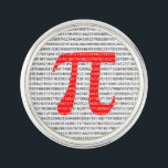 Original red number pi day mathematical symbol anstecknadel<br><div class="desc">Original red number pi day mathematical symbol</div>
