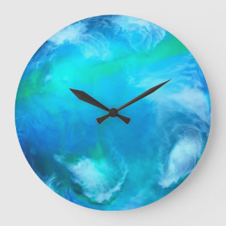 Original Resin Art Design Clock Große Wanduhr