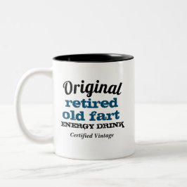 Original Ruhestätte alte Furz Energiekocher Zweifarbige Tasse