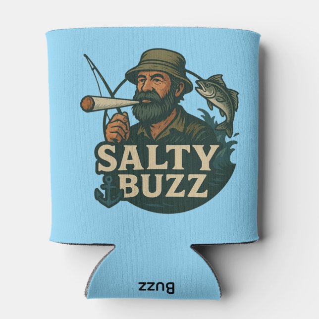 Original Salty Buzz Can Cooler Dosenkühler (Rückseite)