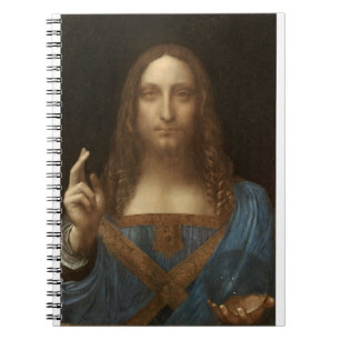 Original Salvator Mundi von Leonardo da Vinci Notizblock