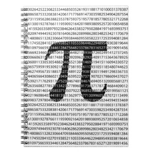 Original schwarze Zahl pi Tag mathematisches Symbo Notizblock