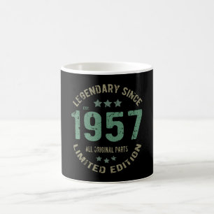 Original seit 1957 Vintage-Legende Geburtstagsgesc Kaffeetasse