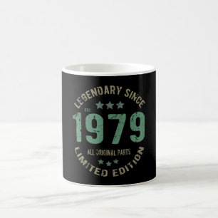 Original seit 1979 Vintage-Legende Geburtstagsgesc Kaffeetasse
