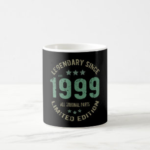 Original seit 1999 Vintage-Legende Geburtstagsgesc Kaffeetasse