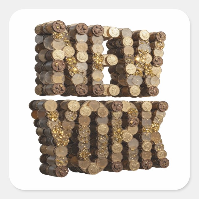 Original Silber NEW YORK Aufkleber Design (Vorderseite)