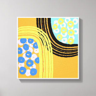 Original Simple Art Orange Prints Leinwanddruck